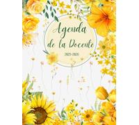 Agenda de la Docente: Cuaderno del profesor semanal y mensual, A4