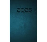 Agenda de notas 2025, pas dura y diseño versátil, elegante: con un llamativo color verde esmeralda, y tamaño A5, es perfecta para llevar tus datos con estilo .