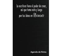 Agenda de Notas, planificador, cuaderno: Cuaderno para escribir y rellenar, escribe tus ideas, proyectos, notas, metas, objetivos, planifica