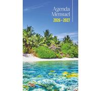 Agenda de poche mensuel 2026-2027: Planificateur 24 mois | Janvier 2026 à décembre 2027 | Petit format léger, idéal pour le sac ou le bureau | Thème « Île tropicale & monde sous-marin »