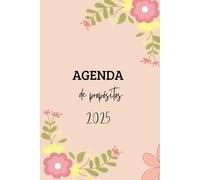 Agenda de propósitos 2025: Planificador diario y mensual de propositos que abarca desde enero hasta diciembre de 2025, con un tamaño de 6 x 90 pulgadas.