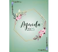 Agenda de tapa dura 2025 de 8.5 x 11 pulgadas, con calendario, metas, planificadores, propósitos, notas y mucho más: Tu guía al éxito
