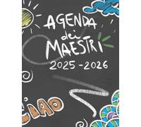 AGENDA DEI MAESTRI 2025-2026: Copertina lavagnata - 19x25 cm