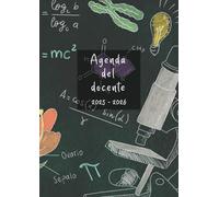 AGENDA DEL DOCENTE 2025-2026: Copertina area scientifica A4
