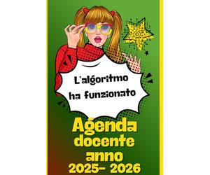 Agenda del docente 2025-2026: Diario settimanale con comodi inserti per appuntare gli impegni scolastici, argomenti delle lezioni, programmazioni, progetti, verifiche e tanto altro
