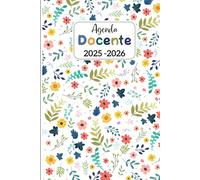 Agenda Del Docente 2025 2026 Settimanale: Pianificatore settimanale e mensile, regalo maestra fine anno, una settimana su due pagine, 10 mesi, registro per Insegnanti, Formato A5.