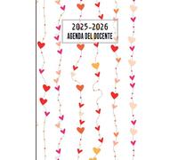 Agenda Del Docente 2025 2026 Settimanale: Pianificatore settimanale e mensile | Registro del Professore | Pianificare e organizzare l'anno scolastico ... da settembre 2025 a Luglio 2026 | Formato A5