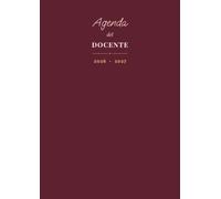 Agenda del Docente 2026/2027: Planner settimanale datato A4 con registro del professore: voti, competenze e assenze • per insegnanti di scuola media e superiore • edizione «Bordeaux»
