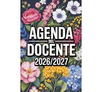 Agenda del Docente 2026/2027 Settimanale: Pianificatore completo da Luglio 2026 - Giugno 2027 | Registro del professore | Regalo per insegnante.