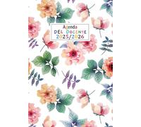 Agenda del docente A.S 2025-26: Elegante pianificatore settimanale e mensile da Settembre 2025 a Luglio 2026 | Diario per insegnanti | Fiori.