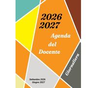 Agenda del Docente A4 Giornaliera e Mensile: Pianificatore e organizzatore di lezioni giornaliere e mensili per insegnanti, quaderno del professore, primaria, secondaria