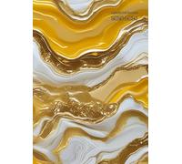 Agenda Del Docente a4: ( Marmo giallo e oro ) Settimanale e Mensile Verticale Con Registro, Note,... In Italiano Formato Grande - Quaderno Copertina ... E Donna - Scuola Primaria, Secondaria,...