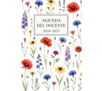 Agenda del Docente A5: Pianificatore settimanale e mensile completo e pratico, 1 settimana in 2 pagine | Registro del professore.