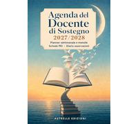 Agenda del Docente di Sostegno 2027/2028: Planner settimanale e mensile con schede PEI, diario delle osservazioni e verbali GLO per 8 alunni