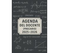 Agenda del docente precario 2025/2026: Registro del professore e dell'insegnante per l'anno scolastico settimanale e mensile. Diario. Settimana su due ... calendario. Da settembre a settembre.. A5
