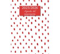Agenda del Docente: Registro del Professore | Formato A4 | Pianificatore Settimanale per Insegnante | Anno Scolastico | Copertina Tocchi di Colore