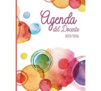 AGENDA DEL DOCENTE settimanale (5 classi): interno a colori: Formato B5 - 18,5 X 24,8 cm - Completa e pratica per la scuola secondaria di secondo grado
