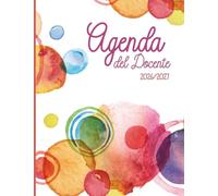 AGENDA DEL DOCENTE settimanale (9 classi) / Interno a colori: Formato B5 - 18,5 X 24,8 cm - Completa e pratica per la scuola secondaria di secondo grado