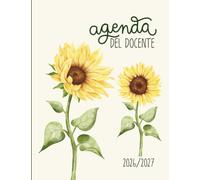 AGENDA DEL DOCENTE settimanale: Formato B5 - 18,5 X 24,8 cm / completa e pratica per la scuola secondaria di secondo grado