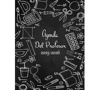 Agenda Del Profesor 2025/2026: Grande planificador semanal y mensual | una semana en dos páginas | cuaderno del profesor - Agosto de 2025, Julio de 2026 | Size A4