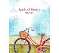 Agenda del profesor 2025-2026: Planificador de clases semanal y mensual docente. Cuaderno profesorado Semana Vista. Libro para docentes y profesoras a4
