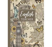 Agenda del profesor de inglés: English Teacher Planner y Calendario Semanal y Mensual de Enero a Diciembre, Regalo de Agradecimiento para Profesores de Inglés