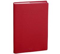 Agenda del professore Impala compatibile con Quo Vadis Bisettimanale Formato 21x27 cm 2024/2025 Rossa + omaggio penna a scatto e segnalibro