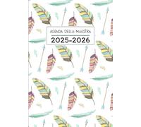 Agenda della Maestra 25-26: Elegante Pianificatore settimanale e mensile con registro, lezioni, studenti e appuntamenti: tutto sotto controllo | Idee regalo per insegnanti.