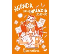 AGENDA DELL'INFANZIA 2025/2026: Planner GIORNALIERO in BIANCO E NERO per Insegnanti della Scuola dell'Infanzia