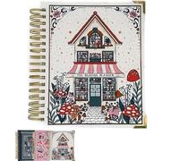 Agenda di lettura per gli amanti dei libri, un diario e un'agenda per gli amanti dei libri da tenere traccia con 12 agende mensili non datate, accessori essenziali, blocco note, regali per (#3)