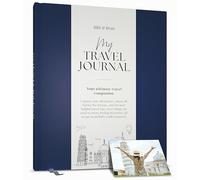 Agenda di viaggio e diario delle vacanze per 16 viaggi, album di avventura, lista dei secchi e diario di viaggio per donne, uomini e coppie, regalo per viaggiatori