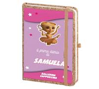 Agenda Diario Quaderno A5 Blocco Note Appunti personalizzato con Nome Brainroot BALLERINA CAPPUCCINA per Scuola elementare media infanzia primaria secondaria