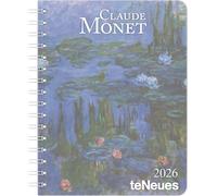 Agenda diary 16,5x21,6 cm claude monet 2026 - AA.VV.