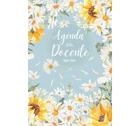 Agenda docente giornaliera 2025 2026: con registro di classe, layout orizzontale, fasce orarie, formato tascabile, una pagina al giorno