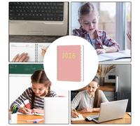 Agenda e Calendario 2026 | Blocco per Appunti di Programmazione di 12,Planificatore 2026 Settimanale e Mensile - per Scuola Università Lavoro Accademico Donne Insegnante Famiglia Casa