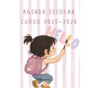Agenda escolar 2025-2026 A5 para primaria y primer ciclo de secundaria - Semana vista, deberes, tareas, notas, comunicación casa-escuela, tablas de multiplicar, espacio para dibujar