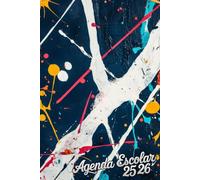 Agenda Escolar 2025 2026: Cubierta artística | Planificador Académica Semana Vista de Agosto 2025 a Julio 2026 - 1 Semana de 2 Páginas | De lunes a ... ... Preparatoria | A5 | Edición española.