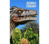 Agenda Escolar 2025 2026: Dinosaurios - Semanal Para Niños, Niñas, Primaria, Secundaria, Universitario, Adolescentes | Septiembre 2025 - Agosto 2026