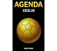 Agenda escolar 2025-2026 futbol: Planificador diario para niñas y niños | material escolar Ideal para Estudiantes de primaria colegio secundaria | Portada Fútbol para futboleros