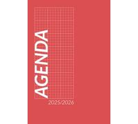 Agenda escolar 2025 2026: Planificador semanal con checklist, notas, prioridades y espacio para la próxima semana | Interior en tinta roja | Formato A5