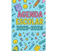 Agenda Escolar 2026 - Planner Diario y Semanal para Estudiantes, Organización y Calendario Escolar