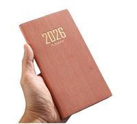 Agenda facile da usare per pianificare quotidianamente Design compatto con rilegatura sicura e carta da scrittura liscia Planner inglese