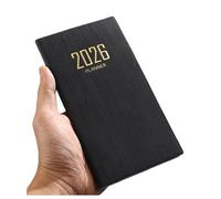 Agenda facile da usare per pianificare quotidianamente Design compatto con rilegatura sicura e carta da scrittura liscia Planner inglese