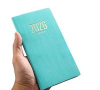 Agenda facile da usare per pianificare quotidianamente Design compatto con rilegatura sicura e carta da scrittura liscia Planner inglese