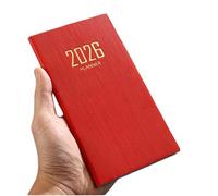 Agenda facile da usare per pianificare quotidianamente Design compatto con rilegatura sicura e carta da scrittura liscia Planner inglese