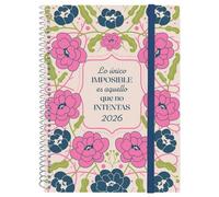 Agenda Finocam DESIGN COLLECTION Imposible A5 15,5 x 21,2 cm 2026
