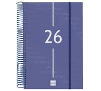 Agenda Finocam YEAR Azzurro 16,5 x 24,2 cm 2026