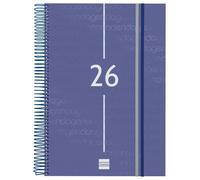 Agenda Finocam YEAR Azzurro A4 21 x 29,7 cm 2026