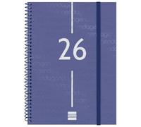 Agenda Finocam YEAR Azzurro A5 15,5 x 21,2 cm 2026