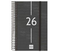 Agenda Finocam YEAR Nero 11,7 x 18,1 cm 2026